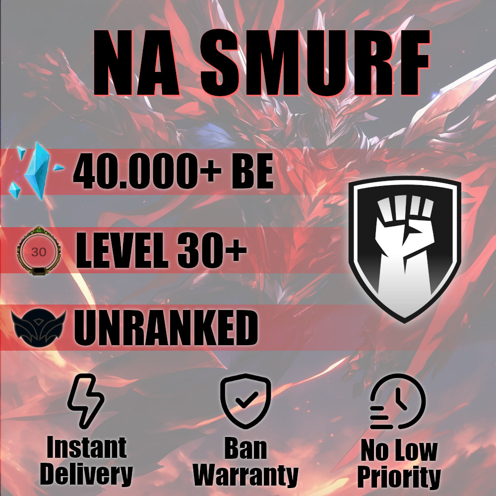 NA LoL Account - Unranked 40k BE Level 30
